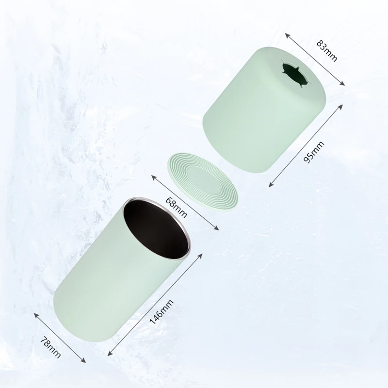 Insulated Slim Can Cooler for 12 OZ Cans and Beer Bottle - Keep 8 Hours Cold, Easy to Hold