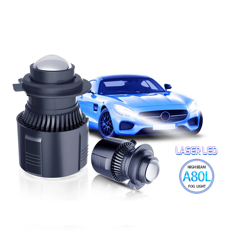 RTD factory wholesale Laser headlight fog light 9005 9006 Projector Lens H7 Bulb H11 Mini bi Lens Laser for car truck