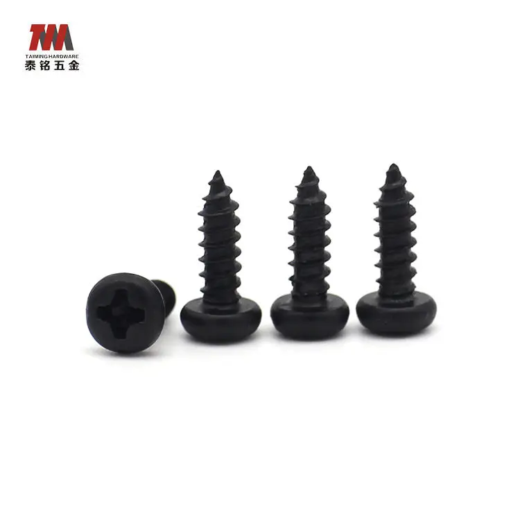 Sunpoint Custom Wholesale Hardware Furniture Self Tapping Gypsum Phosphated Black Manufacturers Flat Head Screws Drywall Screw