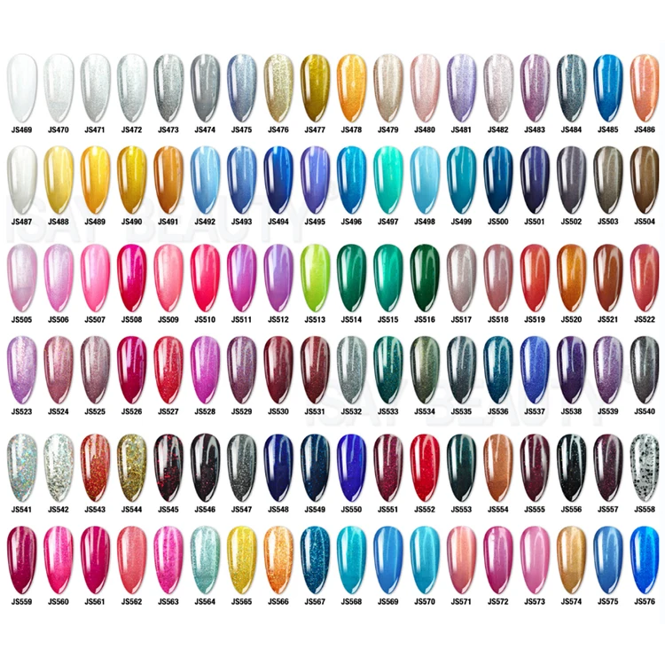 Wholesale Supplies Soak Off Oem Nails Salon Kit Color Set Private Label Logo Nail Art UV Gel Polish