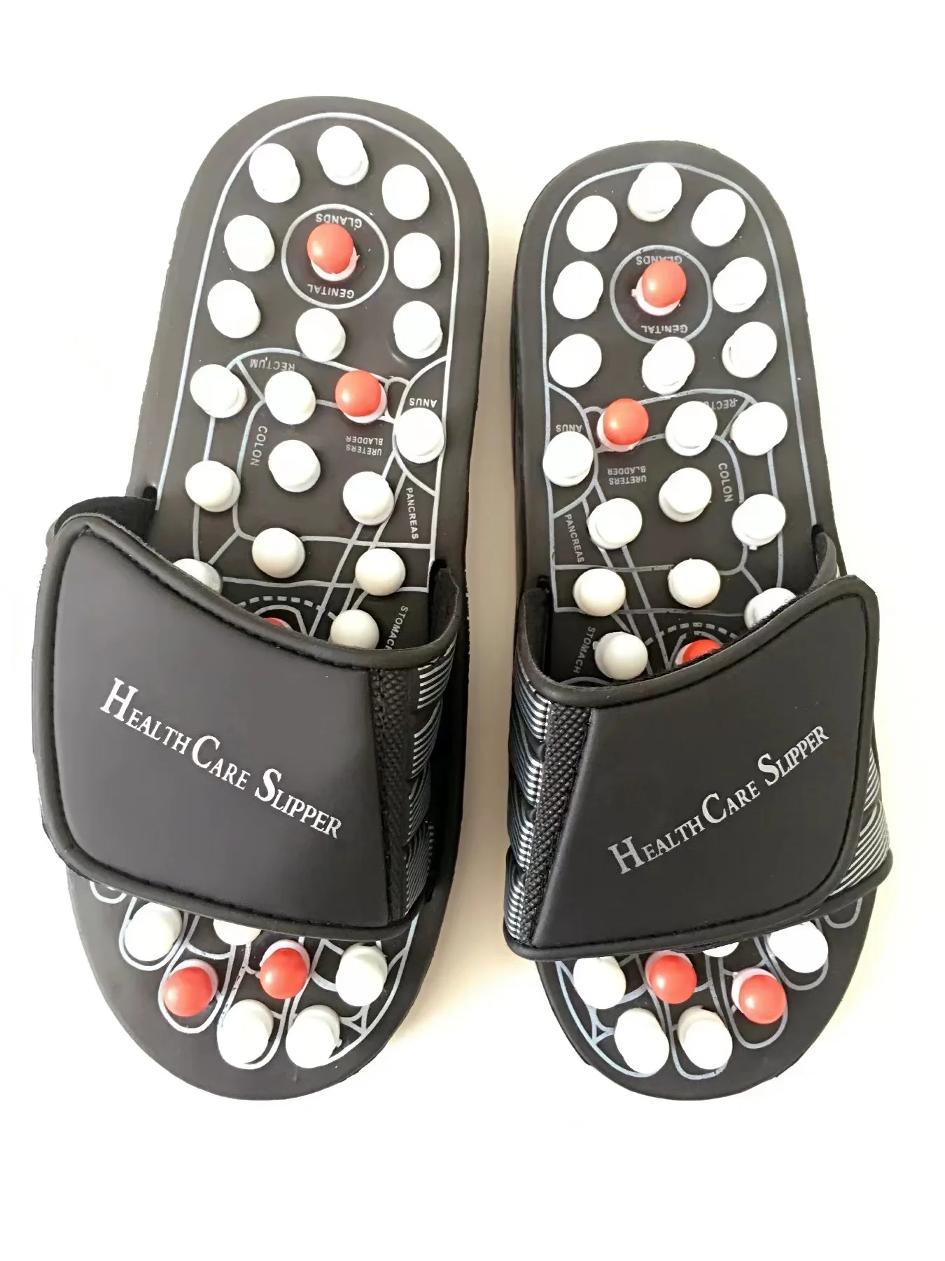 Mengxian Hot Summer Message Sole Men Slippers Tai Chi Point Massage Flat Sandals Anti-slip Women Shoes
