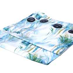 Wholesale Fresh Elegant Customized Hotel Usge Flower Style Printed Curtain