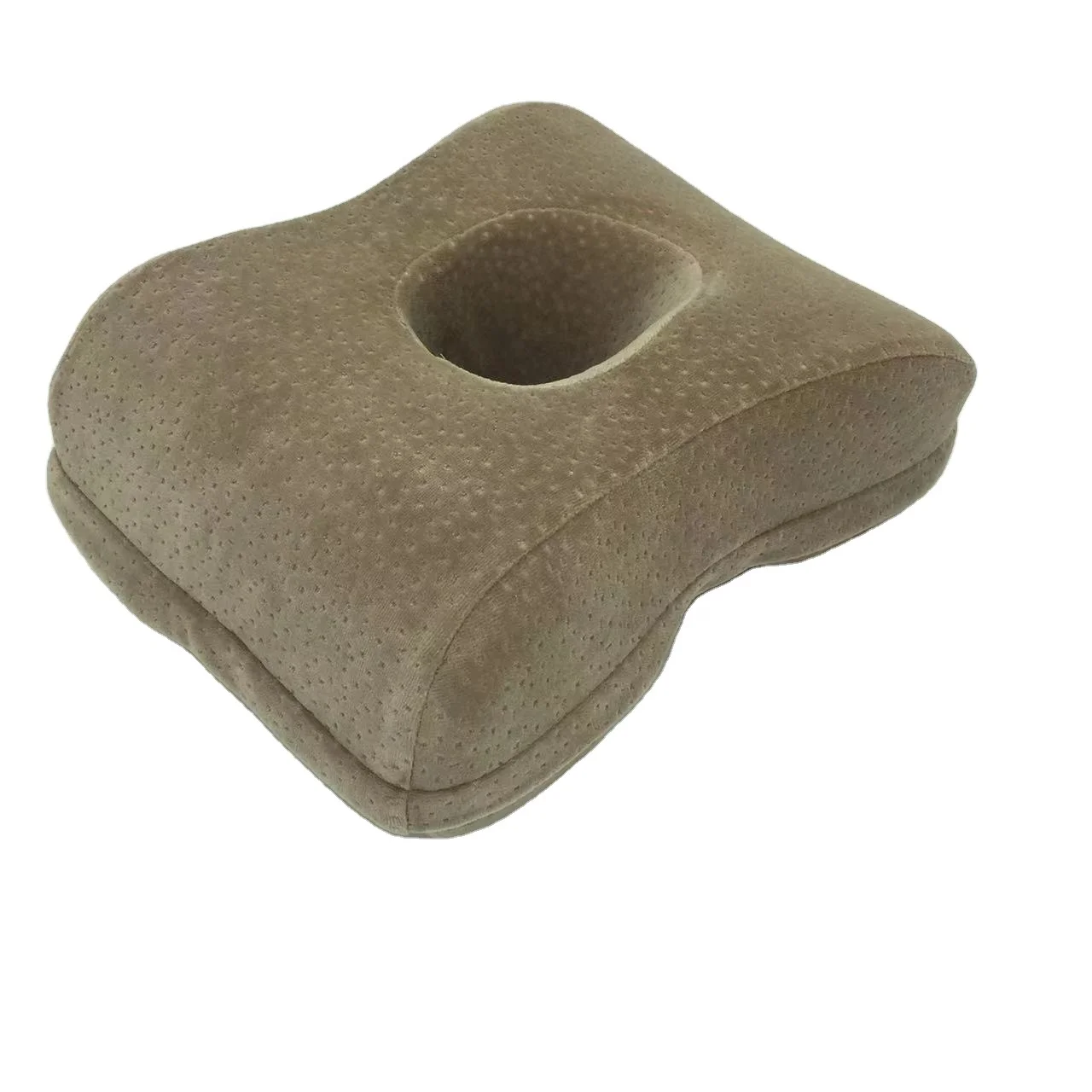 Knitted Desk Embroidery Memory Foam Nap Pillow Slow Rebound Face down Design for Sleeping Nursing Airplane Hotel Camping