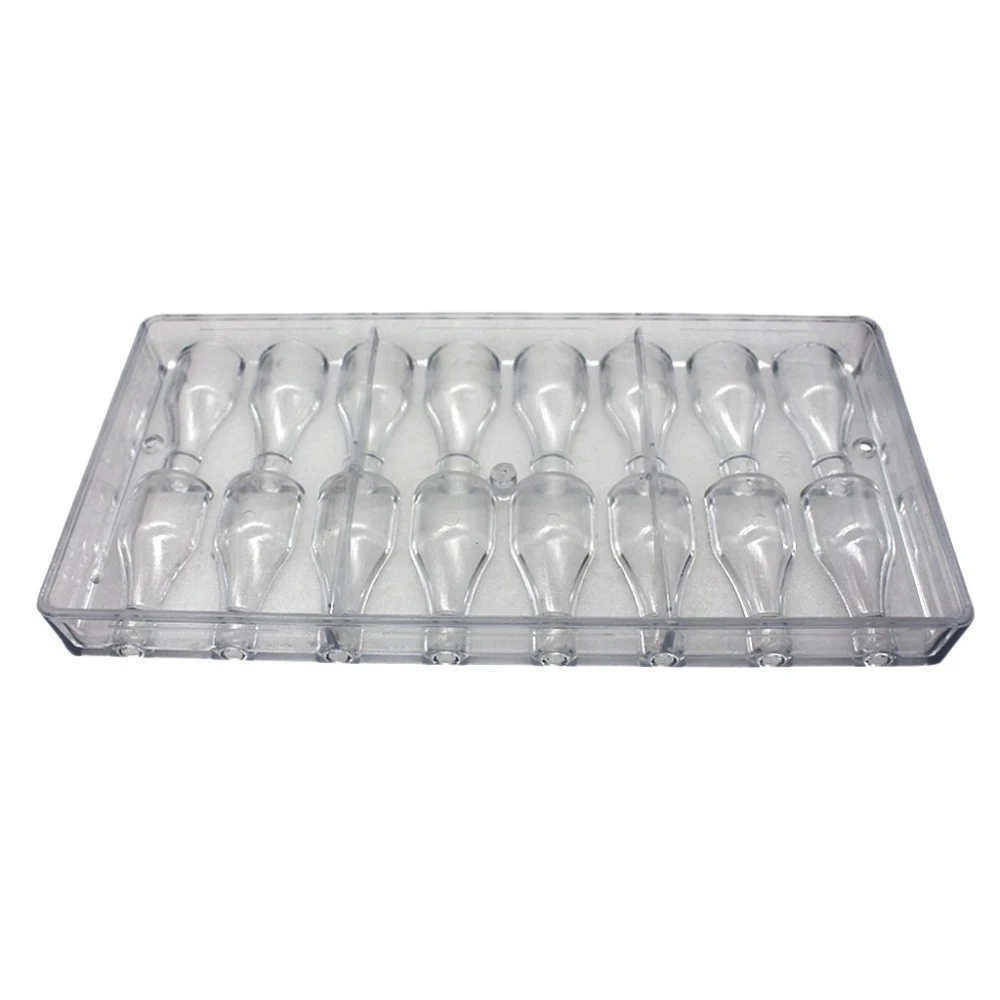 Bottle Shaped Chocolate Mold Polycarbonate  Candy Mold Hard PC Chocolate Molds