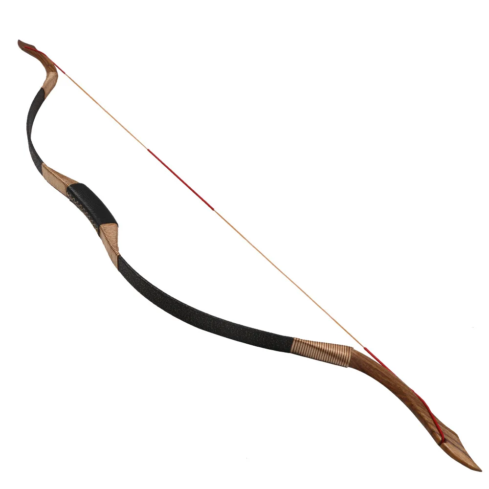 Wooden arc moon traditional recurve bow competition bow and arrow equipment outdoor scenic entertainment