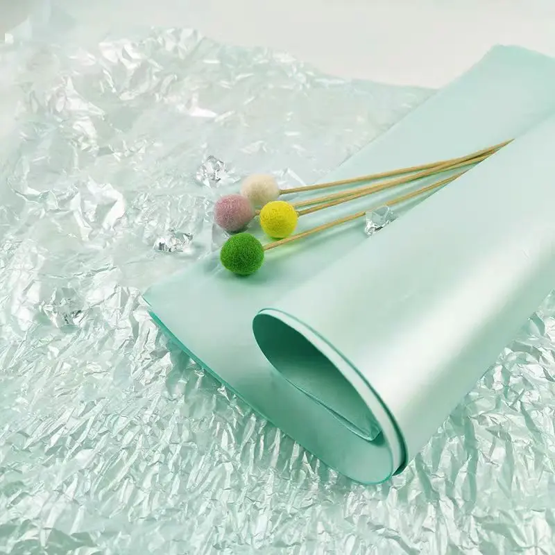 17gsm Luxury Dress Wrapping Tissue Paper Colorful Pearl Flower Packaging Silk Paper