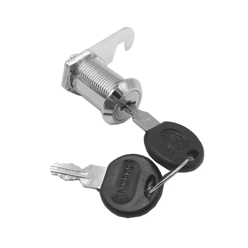 Modern Minimalist 103-30 Zinc Alloy Cam Lock 30mm Key Unlock Key for Outdoor Furniture Mailbox Drawer Twist Tongue Locks