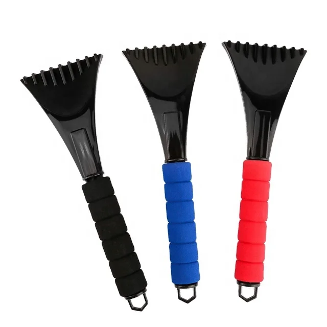 Durable Plastic Ice Scraper Long Foam Handle  Ice Scraper