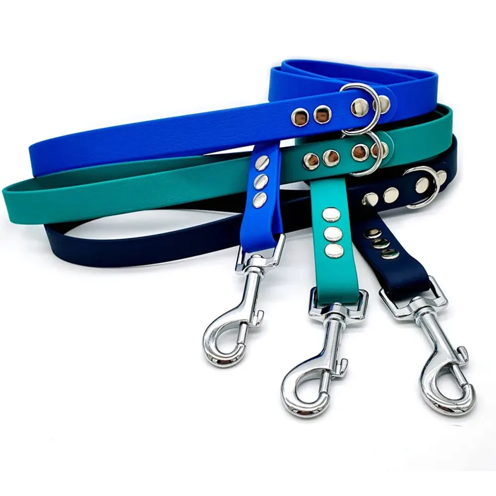 Pet Supplies Soft PVC TPU Rubber Custom Waterproof PVC Dog Collar And Leash Set For Walking Training