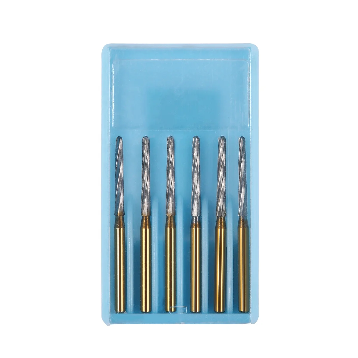 6pcs Factory Supply Price Dental Tungsten Steel Bur 25mm FG Endo Z Burs