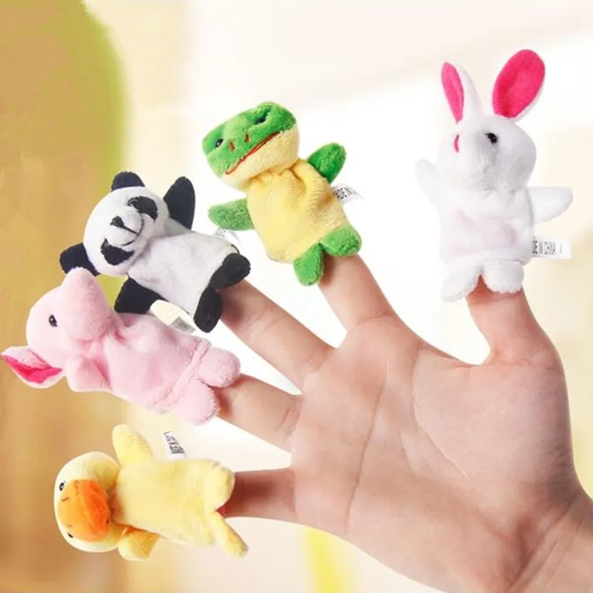 Toys Hand Dolls Puppets Finger Cute Animal Cartoon Child Baby Flush Kids Major