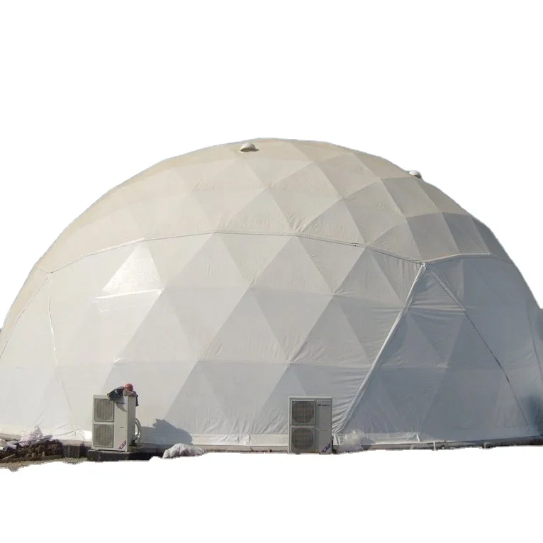 Large commercial geodesic dome tent for party sale