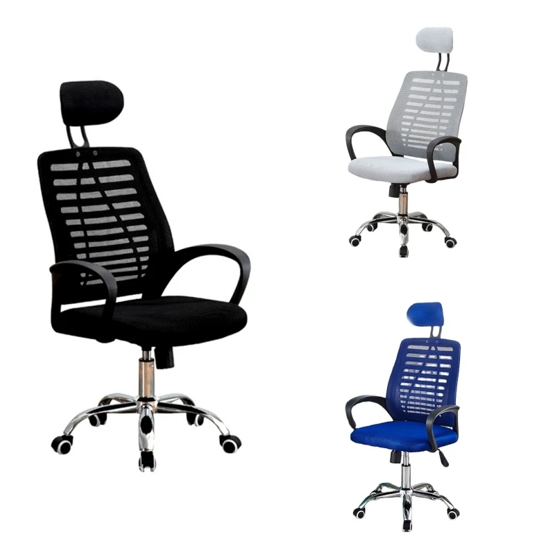 Manufacturer Direct Commercial Furniture Adjustable Mesh Chair Ergonomic High Back Office Chair with Headrest