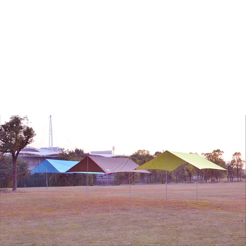 Waterproof Outdoor Awning Hammock Tarp Rain Booming Camping Tent Sun Shelter Garages Canopies Hiking Beach Tent Canopy