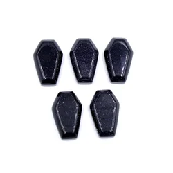 Wholesale Natural Reiki Healing Clear Quartz Crystal Coffin Plate for Meditation Creative Crystal Crafts