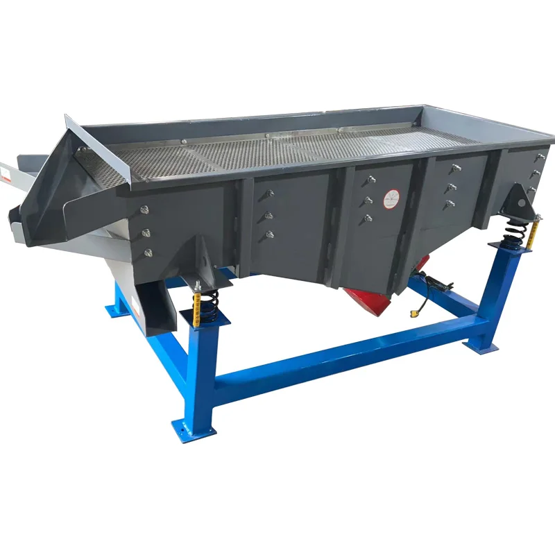Qianzhen China Stainless Steel Automatic Powder Sifting Machine Linear Vibrating Screen Sieve