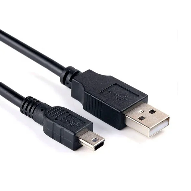 
USB 2.0 Certified 480Mbps Type A Male to USB MINI 5PIN B Cable 0.8meters 