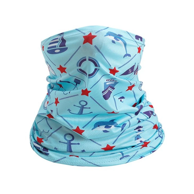 
Low MOQ 100% polyester anti-sunburn cycling neck gaiter for outdoor activities using 