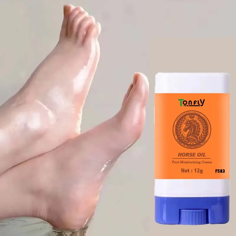 Tonfly Horse Oil Anti Crack Foot Cream Heel Cracked Repair Cream Smooth Removal Dead Skin Callus Anti-Drying Hand Feet Skin Care
