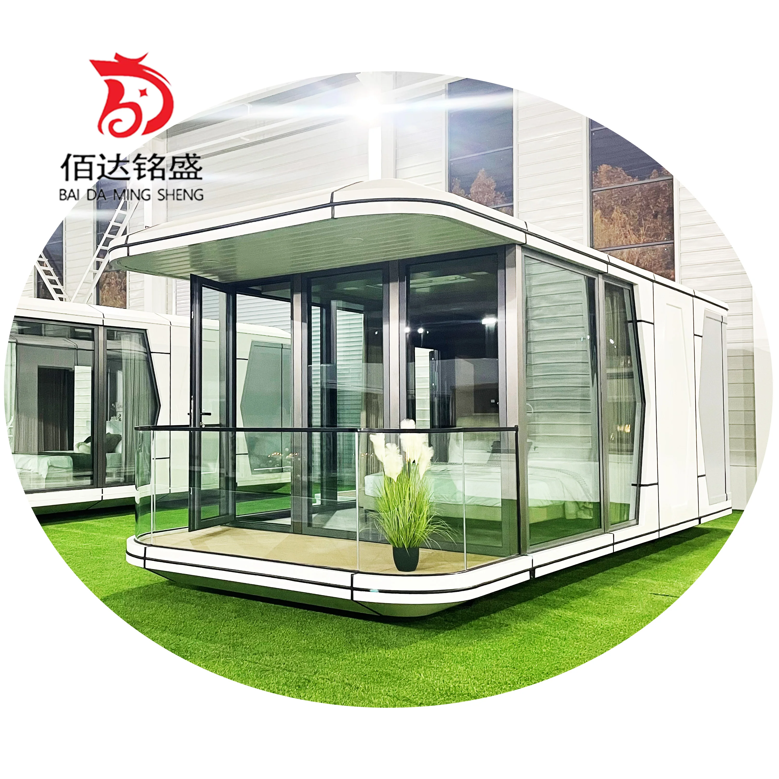 Reasonable Price China Prefabricated Homes Container Modular House Space Capsule Container House