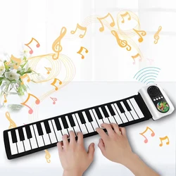 Electronic Flexible Roll Up Midi Music Kids Toy Digital Keyboard Kick Mini Piano