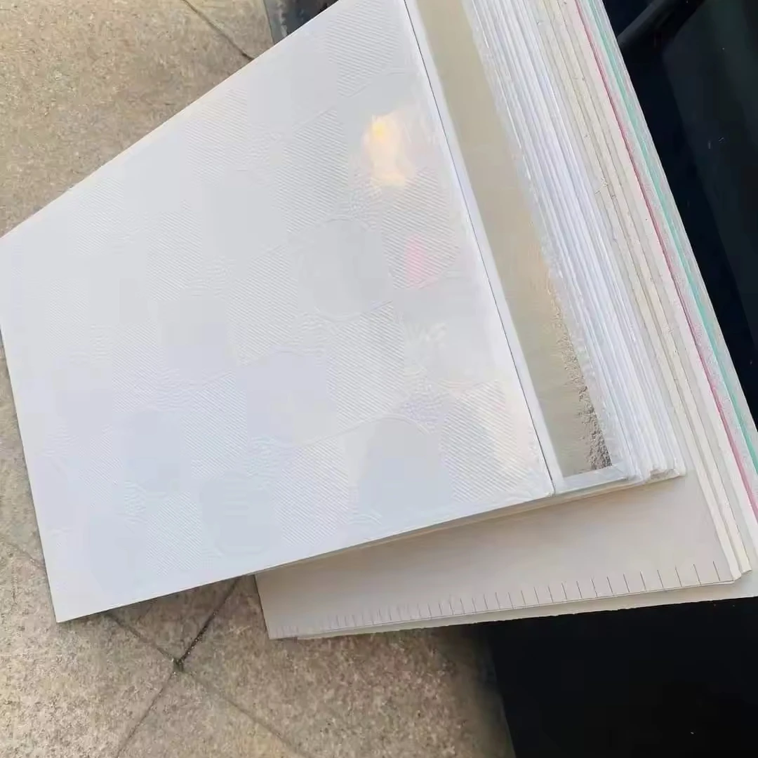 PVC gypsum ceiling board lightweight ceiling board decorative gypsum board