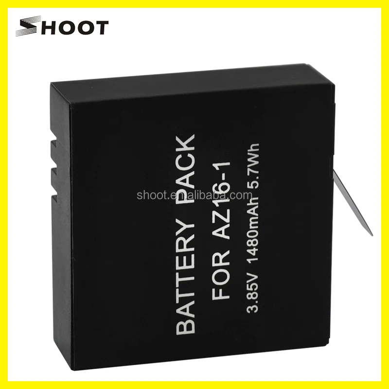 
Shoot hot sales Rechargeable Li-ion Battery for Xiaomi yi 2 4K camera 