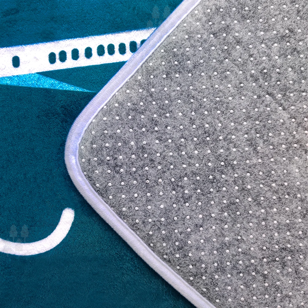 Plane Printed Educational Funny Play Mat Children Nursery Rugs Carpet for kids baby room floor Decor