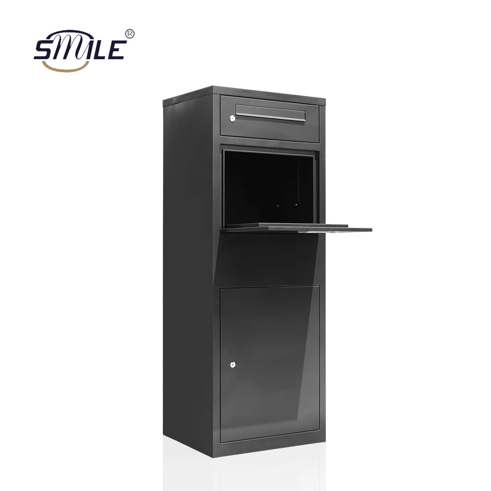 CHNSMILE Outdoor Home Garden Parcel Box Security Mailboxes Wood post box mailbox