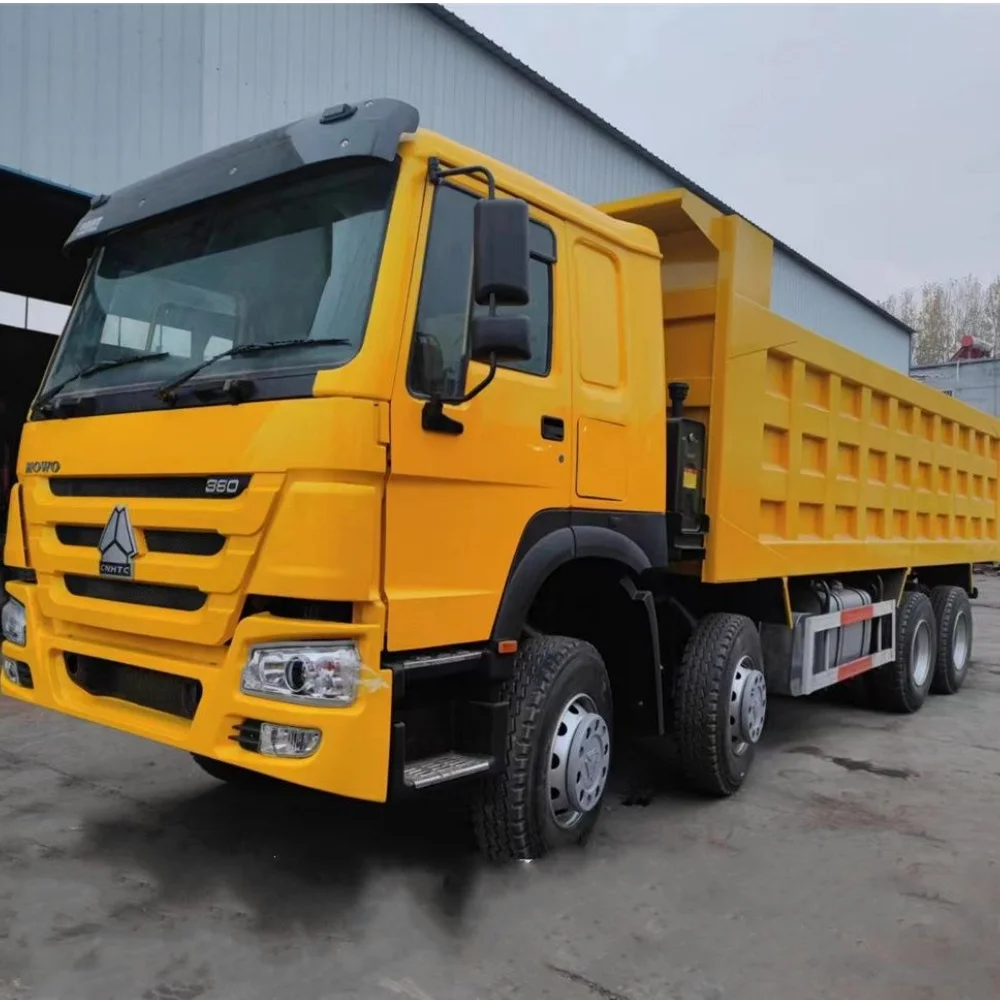 second hand used  8x4 371hp 375hp 400hp sino sinotruck howo dump tipper truck