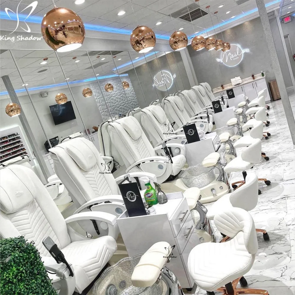 Modern  Kids Manicure Foot Bath Spa Equipment Tech Pedicure Chairs With Massage Function