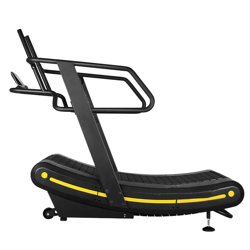 
2020 New cheap price custom cardio equipment foldable unpowered curved treadmill 