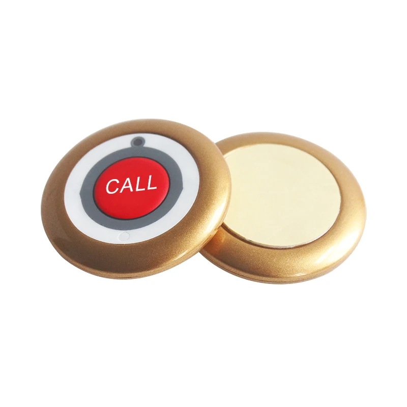 Wireless Restaurant Hospital Nursing Home Guest Patient Waterproof Call Buttons for Calling system