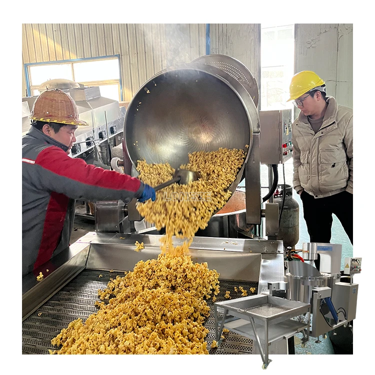 Hot Sale Electric Commercial Popcorn Machine Stainless Steel Industrial Popcorn Kettle Making Machine