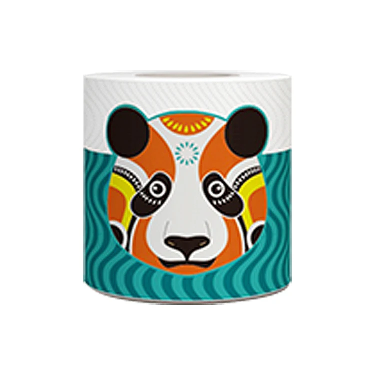 Whole box customized bamboo pulp 2 3 4 ply toilet roll tissue paper