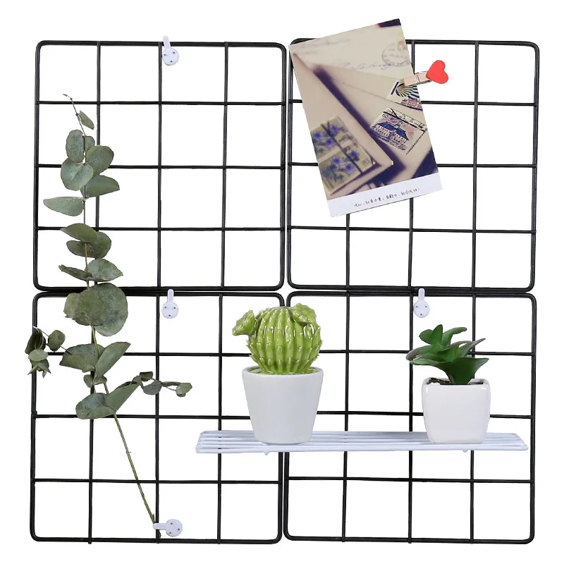 
Nordic ironwork INS geometric mesh mesh photo wall wall home decoration wall hanging metal handicraft 