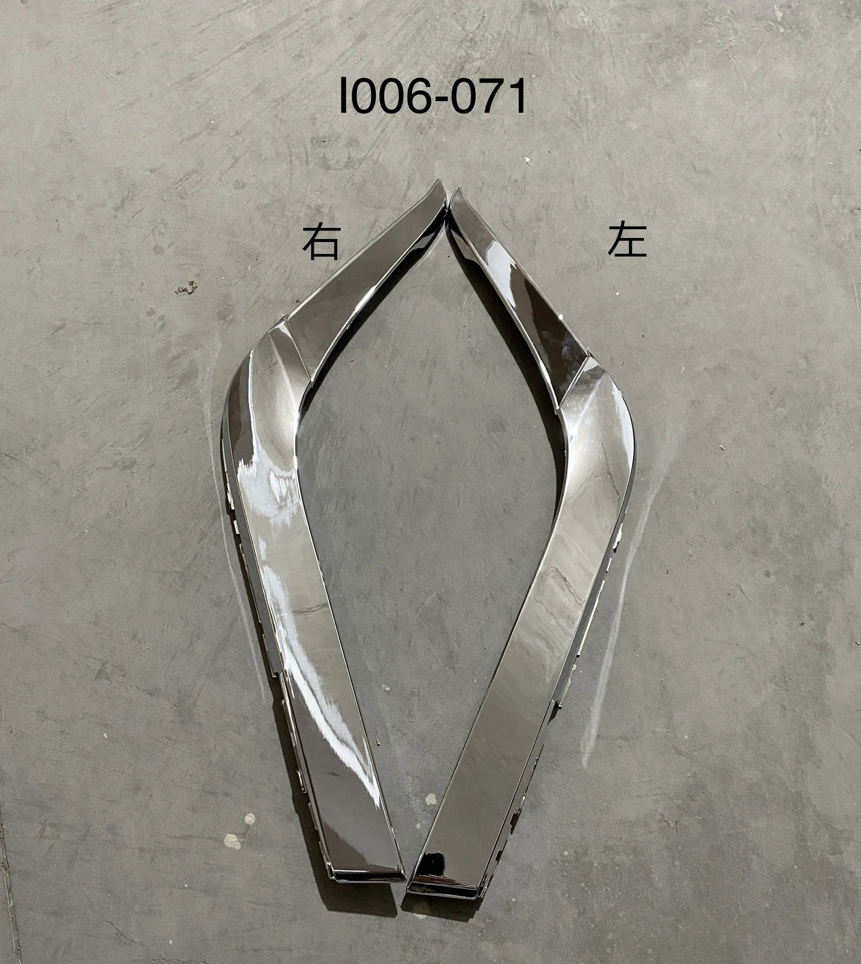 japan truck parts chrome fender plastic for isuzu deca320 deca270 fsr ftr truck spare parts