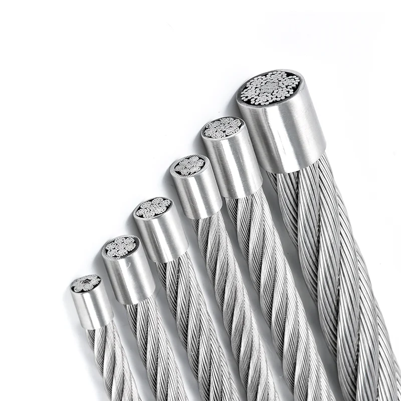 Manufacturer High Tension Stainless Steel 7X19 8mm 10mm Safety Rope Cable Security Wire