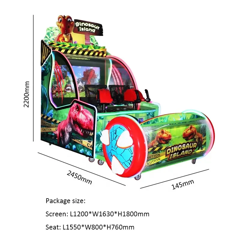 Sibo 2 Players Ball Video Indoor Sport Amusement Coin Operated Redemption Ball Shooting Arcade Game Machine
