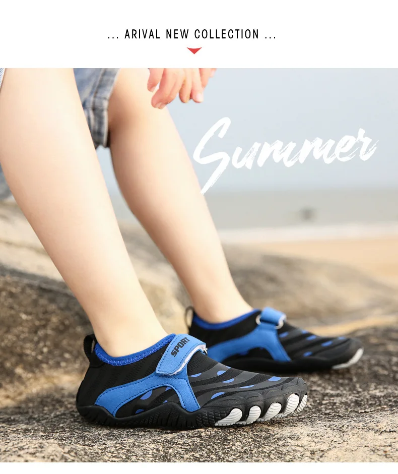 Quick Drying Non-Slip Sea Beach Wading Proof Swimming Technology Inflatable Walk On Water Resistant Sports Wade Water Shoes Men