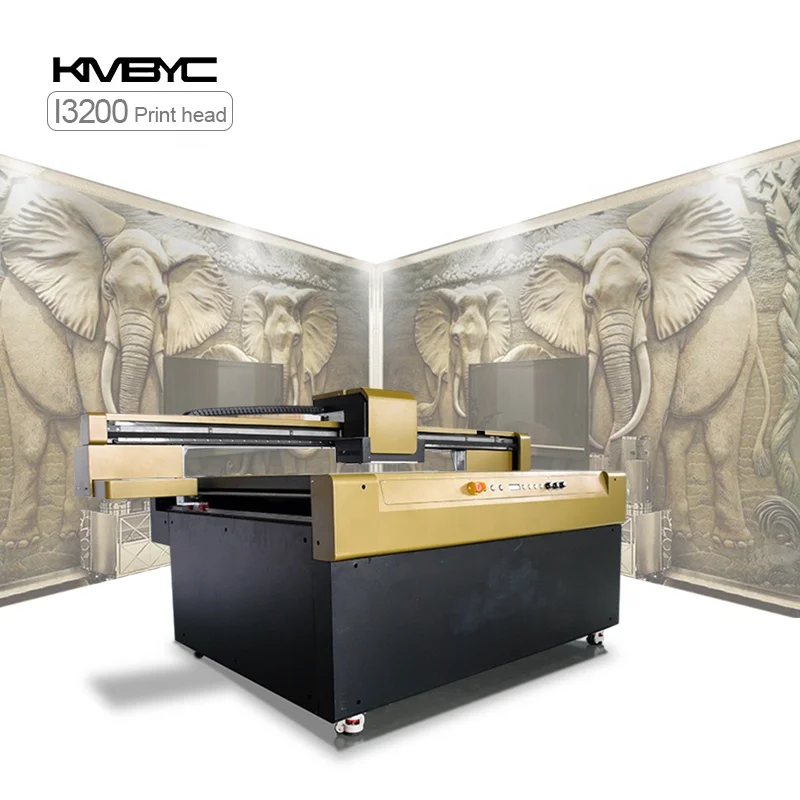 3D Mural Printing Machine 1610 2513 UV Background Wall Picture Printer