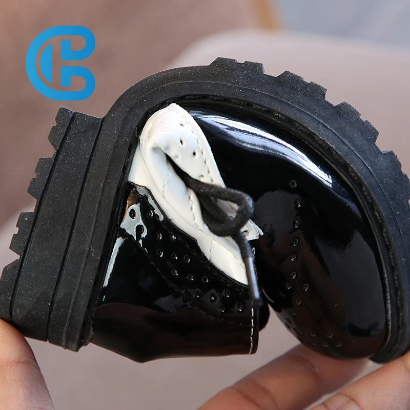 New student performance Children Leather Shoes for Boys lace up fashion Casual Shoes Kids Casual Outdoor Shoes Baby Sneakers