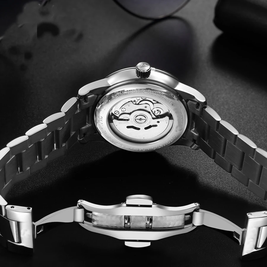 Sedex audit Guangdong manufacturer custom watch dial colour movement straps luxury mens style mechanical watches