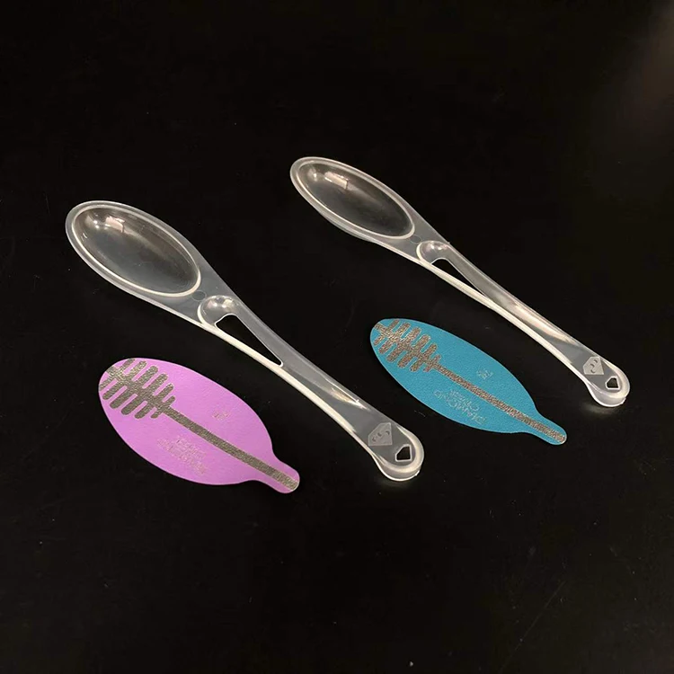 PP Transparent Flatware Fill 7 g 10 g Can Seal Aluminium Foil Plastic Sweet Honey Spoon packaging