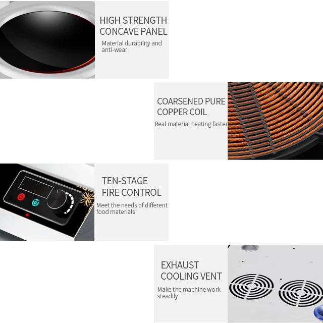 high quality induction cooker professional cooking equipment electric induction cookers