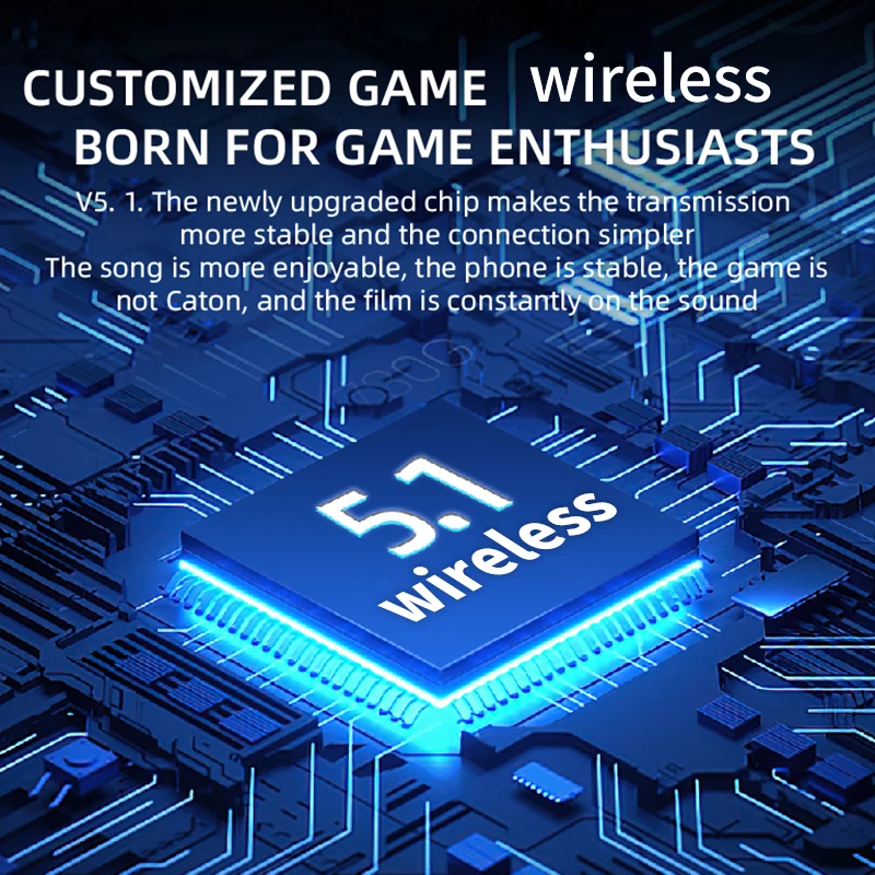 Y60 True Wireless Earphone BT5.1 Stereo Gaming Earbuds Noise Cancelling In Ear mini earbuds earphone