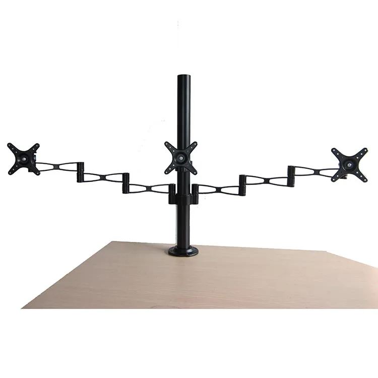 Vesa Vertical Dual Brazo Soporte Monitor 2 3 4 6 Triple Lcd Holding Monitor Stand Screen Mount Arm Holder