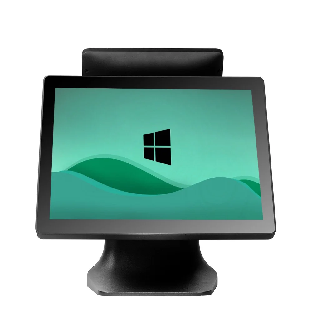 15inch Aluminium  Windows POS Capacitive Touch-Screen POS  All in one Fanless POS Systems for store