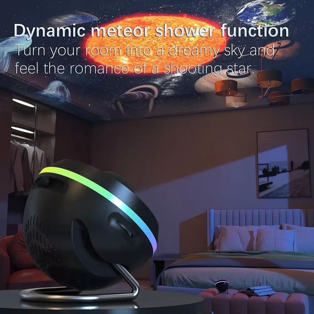 Newest 4K Dynamic Meteor Ga laxy Star Projector 13 in 1 LED Sky Projector Lamp Planetarium Projector with Stars and Planets