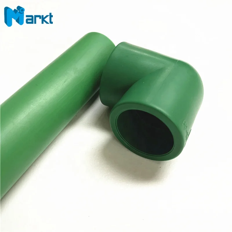 High quality customized 100% raw material 20mm to 160mm green color ppr pipe fitting